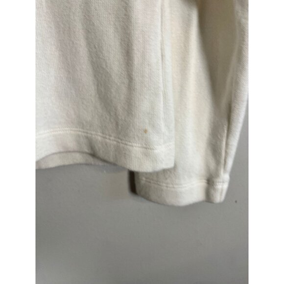 Retro Christmas Sweater Cream L Festive Holiday Holly Preppy Classic Chic - Picture 8 of 9